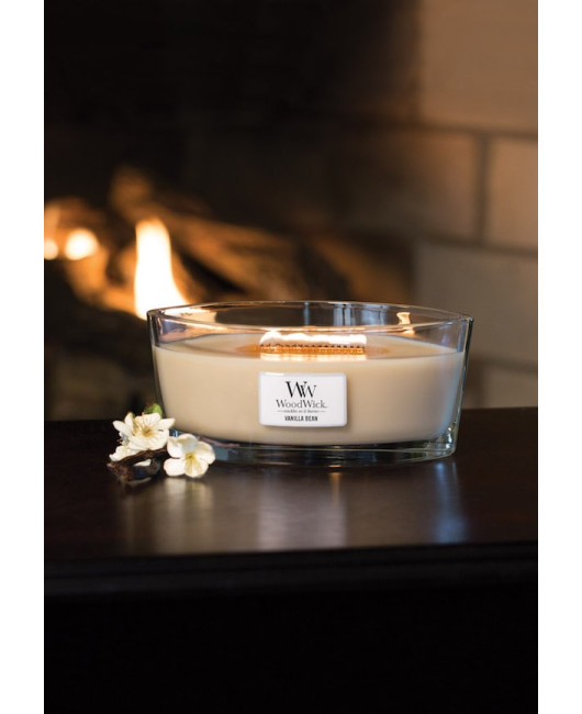 Ароматическая свеча со звуком камина WoodWick Украина Lemongrass & Lily